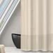 MSV Anti-schimmel douchegordijn - antibacterieel, wasbaar, waterdicht, Eva, 180x200cm beige