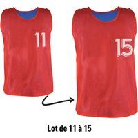 Omkeerbare stola's met nummers (N° 11 tot 15) Sporti France (5 stuks)