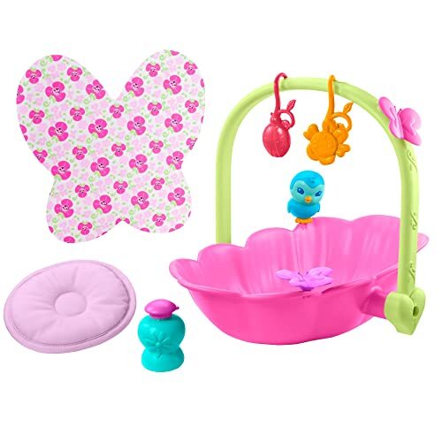 My Garden Baby HBH46 - 2-in-1 bad & bed speelset (29,2 cm), met accessoires zoals zeep, kussens, mobielen en meer, vanaf 2 jaar