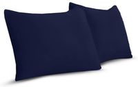 Merkloos BeiJingLiangPinJiaZuoKeJiWenHuaFaZhanYouXianGongSi Set van 2 Zachte Kussenslopen 100% Egyptisch Katoen - 200 Draaddichtheid - Marineblauw