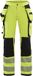 Blåkläder Dames High Vis 4-weg stretch werkbroek 7197-1642 - High Vis Geel/Zwart - D24