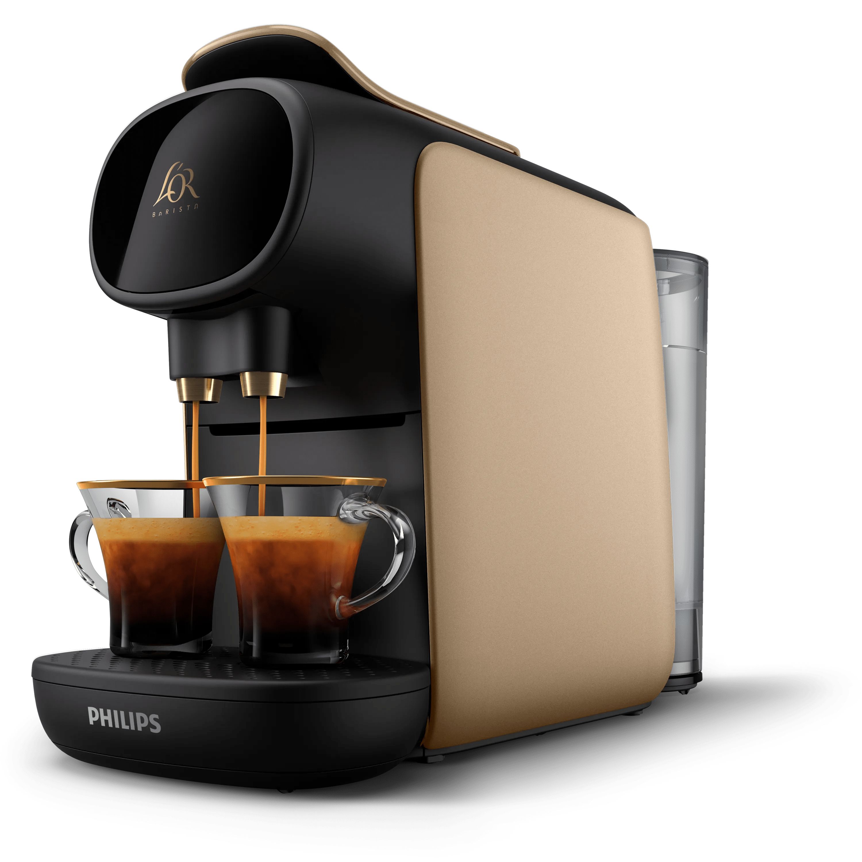 L'OR LM9012/75 - Koffiepadmachine - 0,8 l - Zwart/Goud