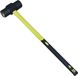 JBM Tools marteau en caoutchouc avec manche en fibre de verre 8kg