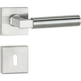 Hermat Türdrücker INFINITY 01 aus Edelstahl, BB - Buntbart Edelstahl matt