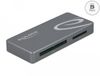 Delock USB Type-C™ Card Reader for CFast and SD memory cards + USB Hub with Type-A and USB Type-C™ port