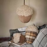 LOBERON Hazelb Decoratieve eikel set van 3