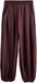 Next Dames Satijnen Ballonbroek met Boorden Chocoladebruin