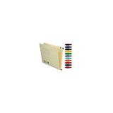 ELBA 100552019 Steeksignaal van PVC harde folie 100 stuks donkerblauw voor hangmappen