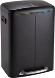 Merkloos / Sans marque Relaxdays Prullenbak afvalscheiding - 40 liter (2x20) - zwart