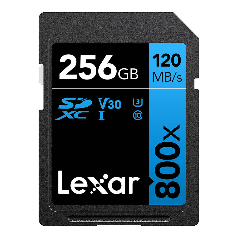 Lexar 256GB SD Pro UHS-1 U1 800x 120MB/s geheugenkaart