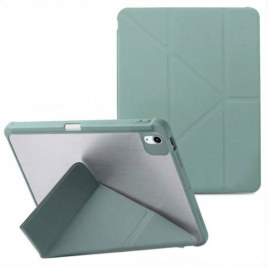 imoshion Tablet Hoes - Geschikt voor Apple iPad Air 13 inch (2026) M4 / Air 13 inch (2025) M3 / Air 13 inch (2024) M2 - Bookcase - Donkergroen