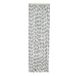 Travellife Chenille Stripe 185x56 cm Gris et Blanc