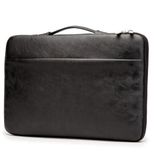 Lopoleis® Leren Laptoptas 13.3 inch – Zwart – Luxe Laptophoes – Laptop sleeve – Geschikt voor Macbook Air & Pro – PU leer