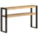VidaXL Wandtafel 120x30x75 cm Ruw Mangohout