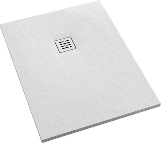Aco Showerdrain Douchevloer - 80x120cm - Mat Wit - Antislip