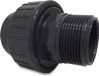 Bosta BV Mega Koppeling PVC-U 40 mm x 1 1/4" lijmmof x buitendraad 10bar grijs
