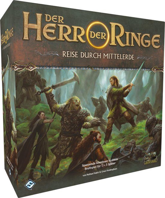Fantasy Flight Games The Lord of the Rings: Journeys in Middle-earth - Bordspel - Engels