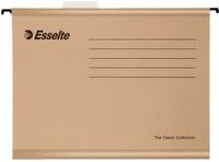 Esselte Hanging Folder Classic Vizier Transparent Brown A4 Recycled Cardboard (50 Pieces)