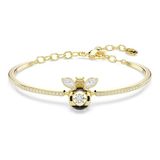 Swarovski Idyllia armband, Verschillende slijpvormen, Bij, Meerkleurig, Goudkleurige toplaag