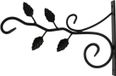 Merkloos Support de plantes mural Feuilles | 2 pièces Crochets pour suspendre | 310x210mm | Support plantes Décoration de jardin pour pots décoratifs Extérieur