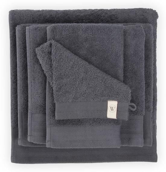 Walra Soft Cotton baddoek 50x100cm antraciet