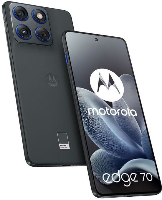 Motorola Edge 70 5G Smartphone bundle 6.67 inch pOLED 512 GB Grijs