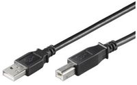 Ewent EC1004 USB-kabel USB 2.0 1,8 m USB B USB A Zwart