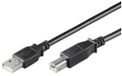 Ewent EC1004 USB-kabel USB 2.0 1,8 m USB B USB A Zwart