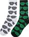 Merchcode Green Day - Green Day 2Pack Sokken - 47/50 - Zwart/Wit