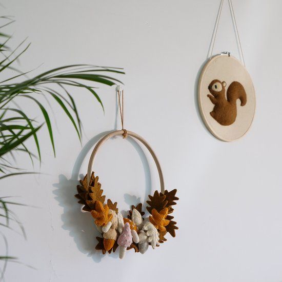 KidsDepot Flower Hoop Forest Wandhanger