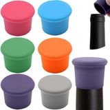 Bouchons de bouteille : 6 bouchons de bouteille en verre de silicone - bouchons de vin, bouchons de vin, bouchons de vin, bouchons de bouteille de vin, bouchons de liège