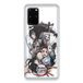 Beschermhoes Samsung Galaxy S20 FE / S20FE Manga Demon Slayer, wit Beschermhoes