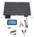 chargeur solaire 100W, 12V/24V, avec double port USB, régulateur 100A