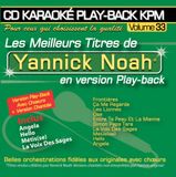 KPM CD Karaoké Play-Back Vol.33 "Yannick Noah