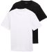 Tom Tailor - Katoenen T-shirts met logo-print, 2-pack - Maat XXXL - Black