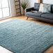 Safavieh California Shag Collection Lichtblauw Hoogpolig Tapijt 120 x 120 cm