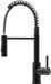 Benza Ibenzoa® Keukenmengkraan, zwart – met uittrekbare douche, 2 straalstanden, hoge boog, 360° draaibaar, roestvrij staal 304, ABS-luchtstroom (tot 40% waterbesparing)