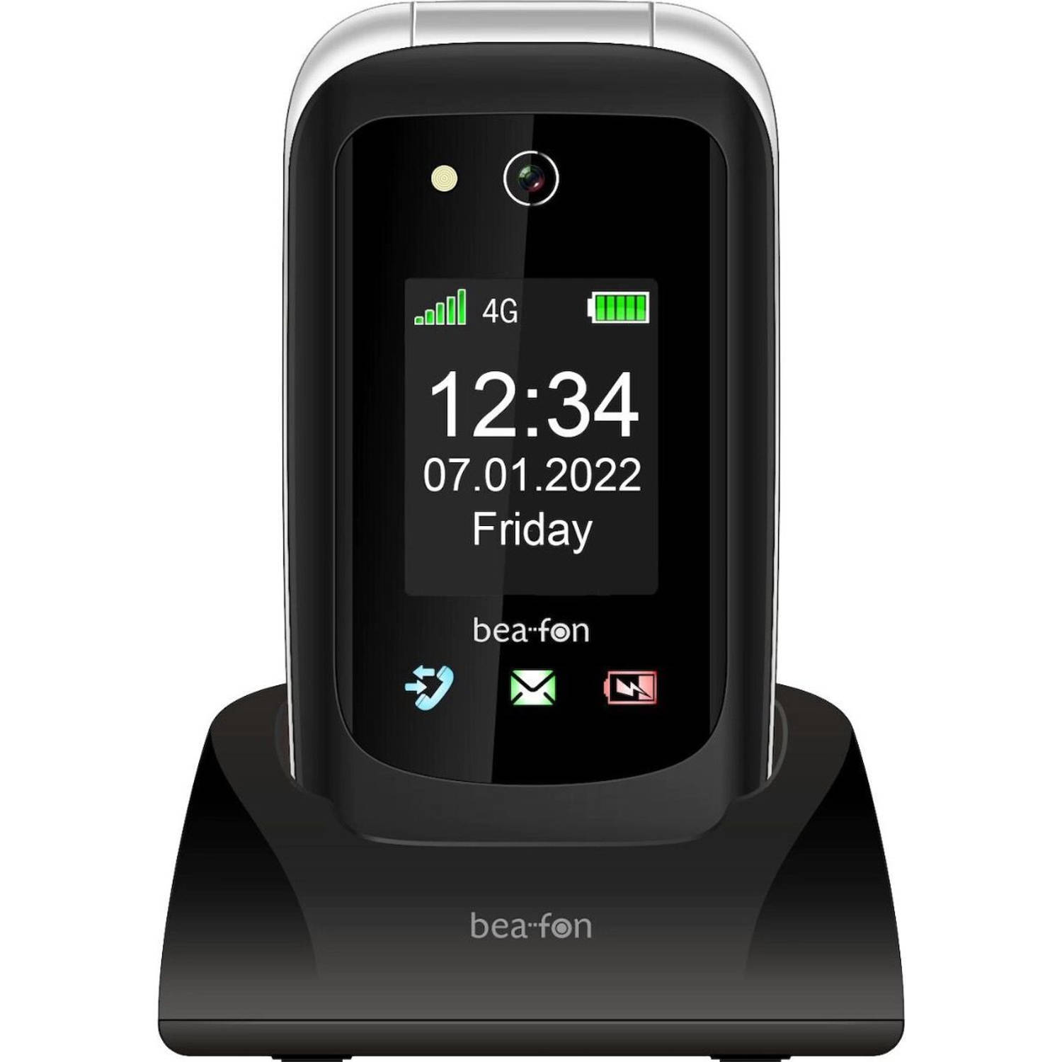 Bea-Fon SL720i BNL Senioren mobiele telefoon - 4G - Noodknop - Zilver/Zwart