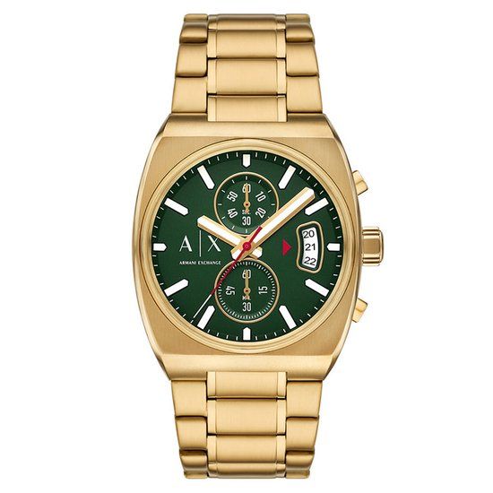 Armani Exchange Heren Horloge AX2822 Goudkleurig