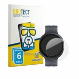 BROTECT Screenprotector 6 Stuks voor Samsung Galaxy Watch 9 (44 mm) Beschermglas transparant