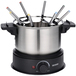 Severin FO 2470 - Fondue Set - 8 Personen - 1.4L - Zwart/RVS