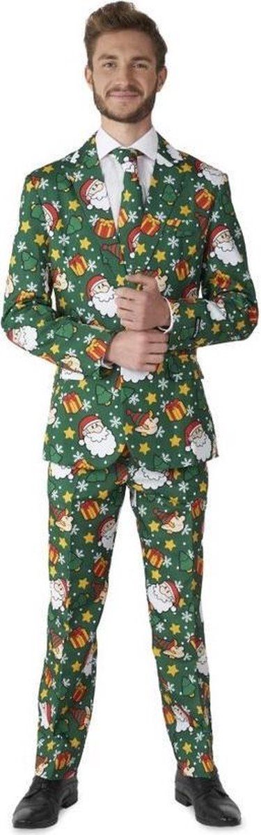 Suitmeister Santa Elves Verkleedpak Heren Groen Maat 54