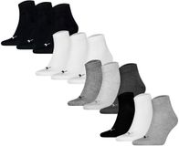 PUMA Sokken Quarter Plain 12P Verpakking van 12