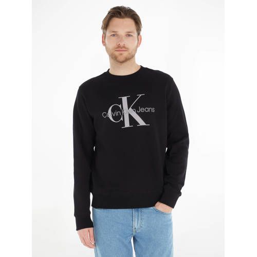 CALVIN KLEIN JEANS Iconic Logo Sweater - Black