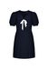 DreiMaster Klassik Jurk navy / wit