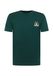 MUSTANG Shirt 'Austin' safraan / donkergroen / wit