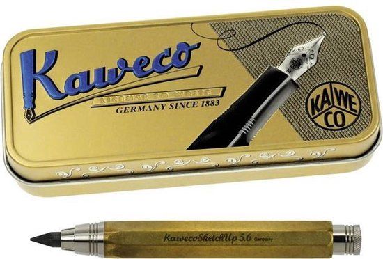 Kaweco SKETCH UP Vulpotlood 5,6 mm 5B Messing Bruin