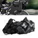 VEVOR Motorzadeltassen, 28 l (14 l x 2), grote capaciteit zijzadeltassen compatibel met de meeste motorfietsen, waterdichte outdoor sporten motorfiets bagage opslag schoudertas met bodemriem, zwart