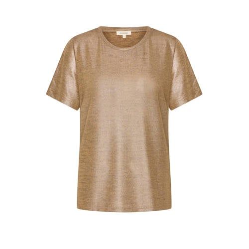 Expresso Expresso glitter top goud met glitter