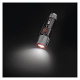 EMOS - LED metalen zaklamp met batterij, boost-functie en focus